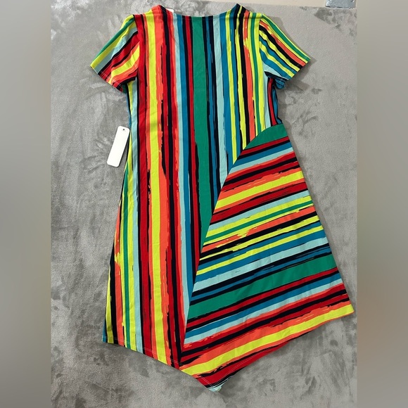 Soft surroundings v neck shift stripe dress - Picture 8 of 12